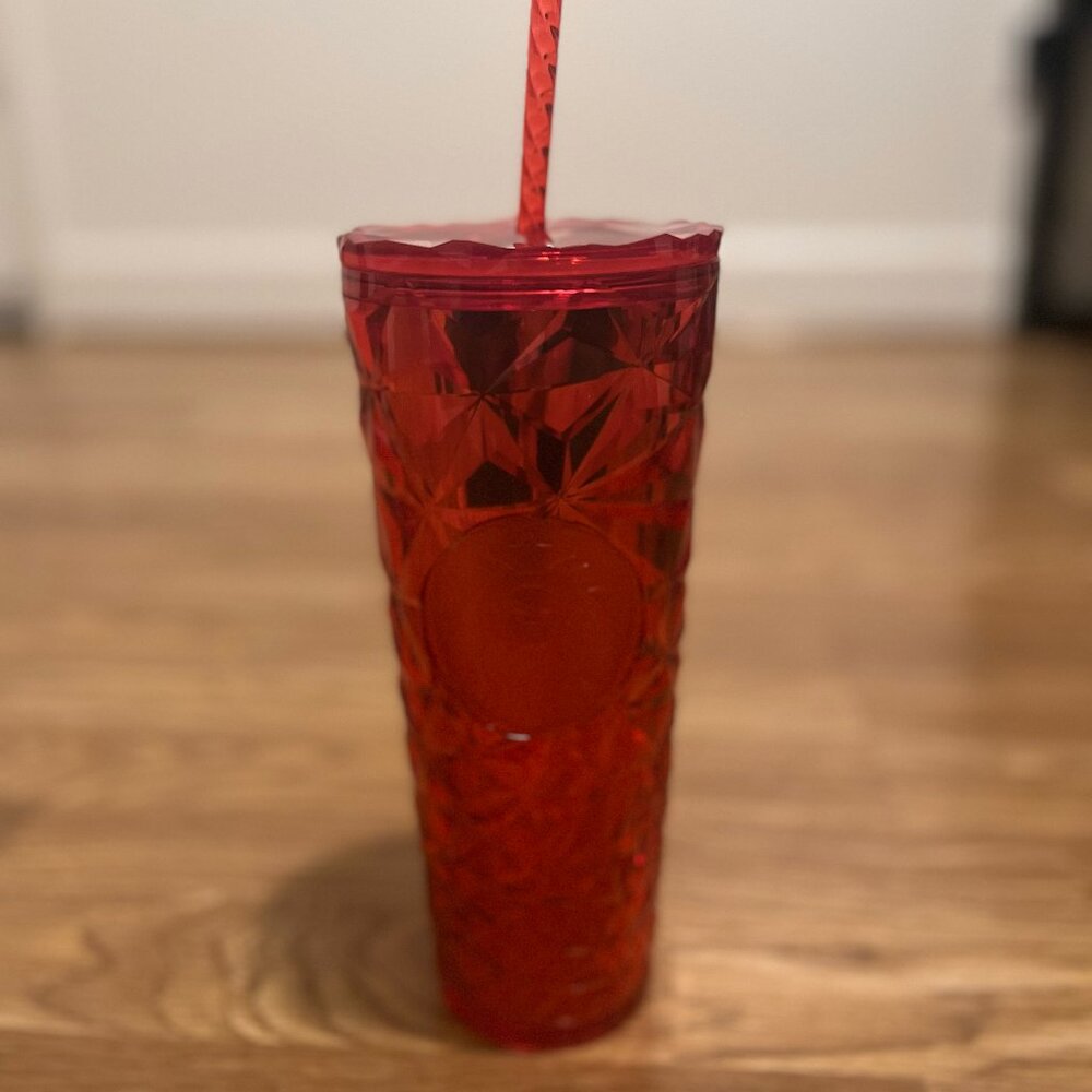 Starbucks red prism tumbler